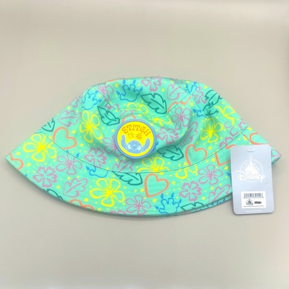 Disney Parks STITCH Adult Size Bucket Hat~ Lilo & Stitch~ Multicolor NEW - Picture 7 of 11
